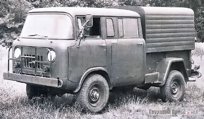 M-677 Truck, Cargo, Pick Up w/4 door cab (Willys) – версия Jeep FC-170 для морской пехоты, 1964 г.