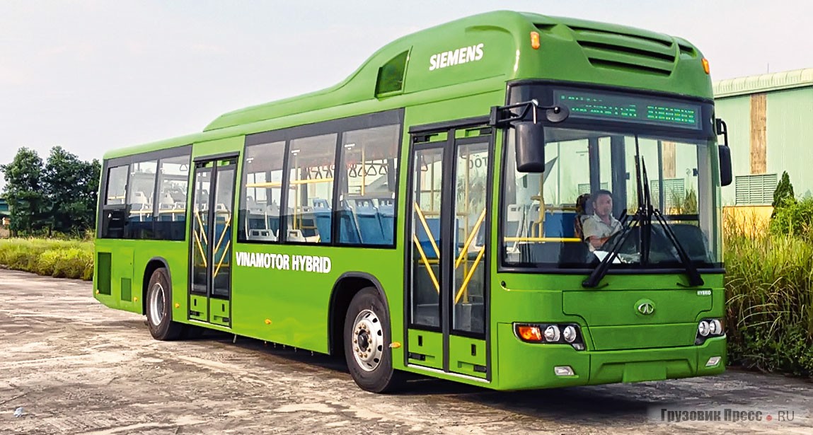 Для городских перевозок Transinco начала выпуск гибридного 11,8-метрового 80-местного автобуса NGT B80HDP