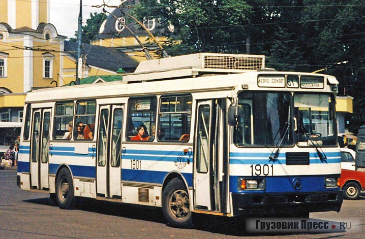 ЛАЗ-52522 выпускали с 1993 по 2006 г. Троллейбусы эксплуатируются на Украине, в России и Туркмении