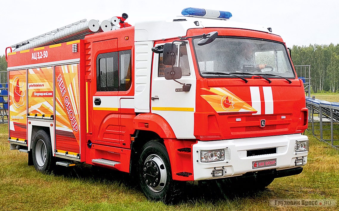 Автоцистерна [b]АЦ 3,2-50/4 (43253) мод. 58815S[/b] компании «Приоритет» из&nbsp;Миасса с оборудованием Fire Group