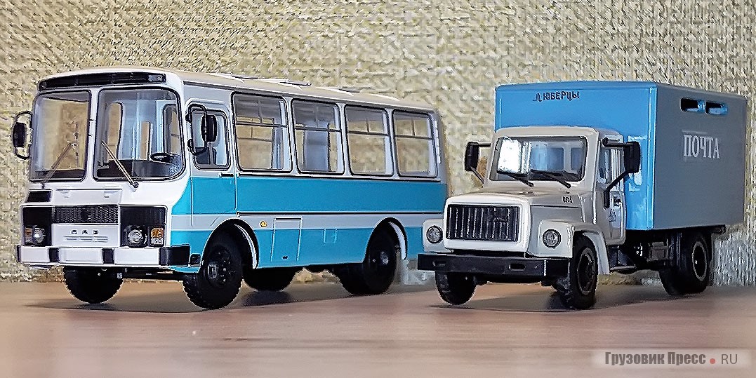 ПАЗ-3205 от SSM и ГАЗ-3307 от мастерской «Компаньон»