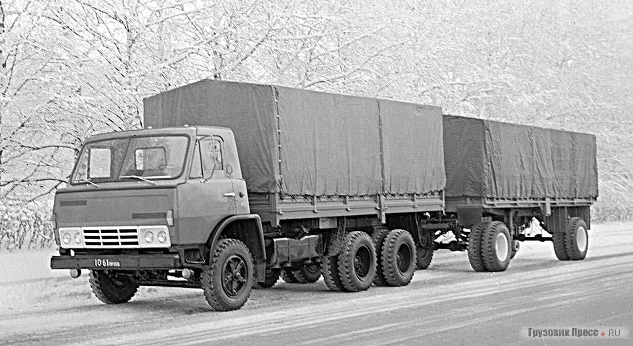 Бортовой автомобиль ЗИЛ-170 (1968 г.) – прообраз семейства большегрузных КамАЗов