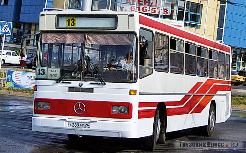 Ставрополь стал вторым городом после Москвы, который получил наибольшее количество автобусов Mercedes-Benz O 325
