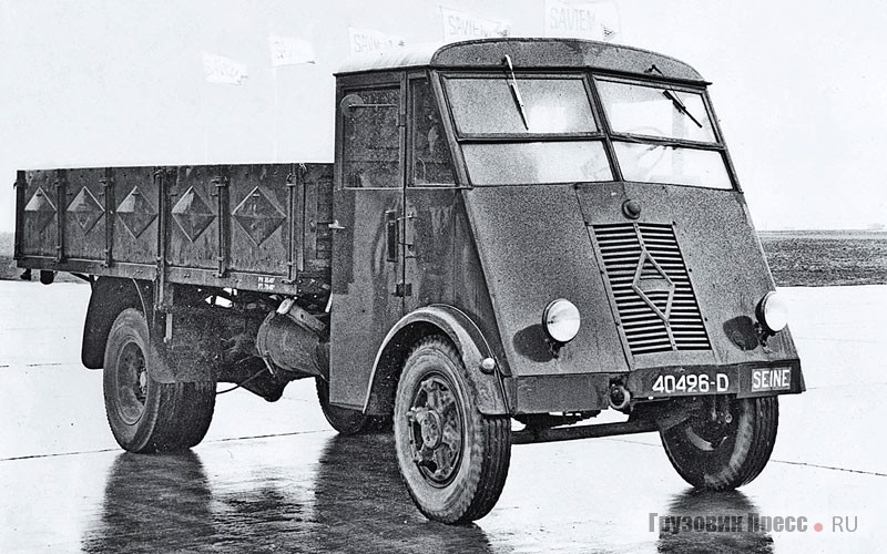 Завод Renault устанавливал одну кабину на модели AHS, AHN и AHR. Производство продолжалось с 1941 по 1947 г. На снимке: 3,5-тонный Renault AHN выпуска 1947 г.
