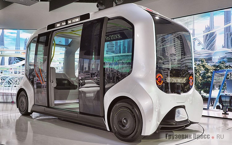 В этом году беспилотные Toyota e-Palette выйдут на улицы Токио
