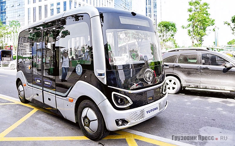 Автономный электробус Xiaoyu компании Yutong малого класса