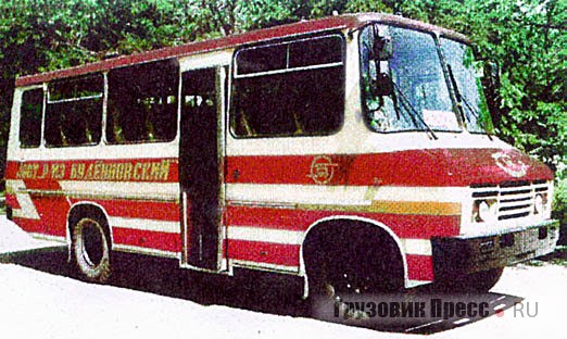 Автобус «42091». Кстати, оба экземпляра до сих пор в строю, и их нередко можно встретить на улицах Будённовска