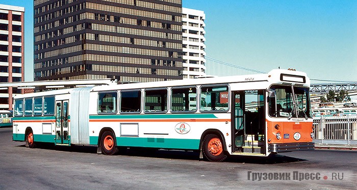 Автобус MAN-AMG SG 220 компании AC Transit, штат Калифорния. 1982 г.