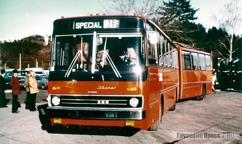 Автобус Ikarus 286.К1 после прибытия в США