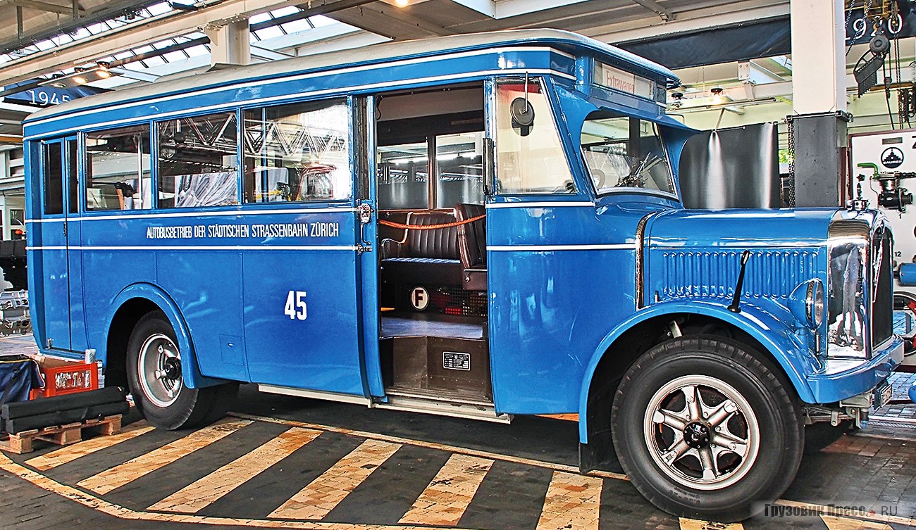 27-местный автобус городского сообщения [b]Saurer BOD[/b], 1937 г.