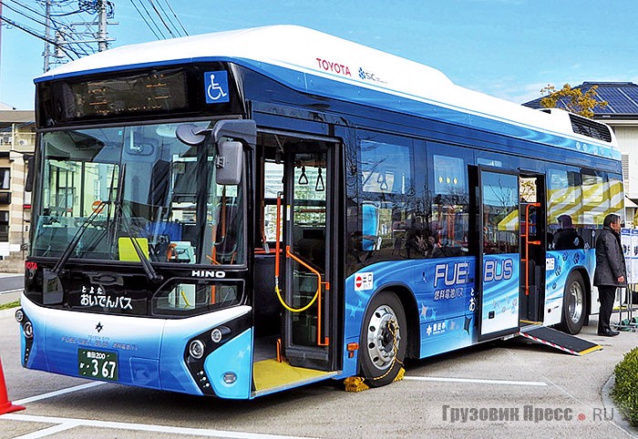 Опытный Toyota Fuel Cell Bus