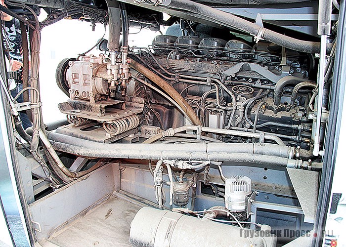 Мощный 400-сильный двигатель DC 13 113 в корме пассажирского автобуса никак себя не проявляет в салоне