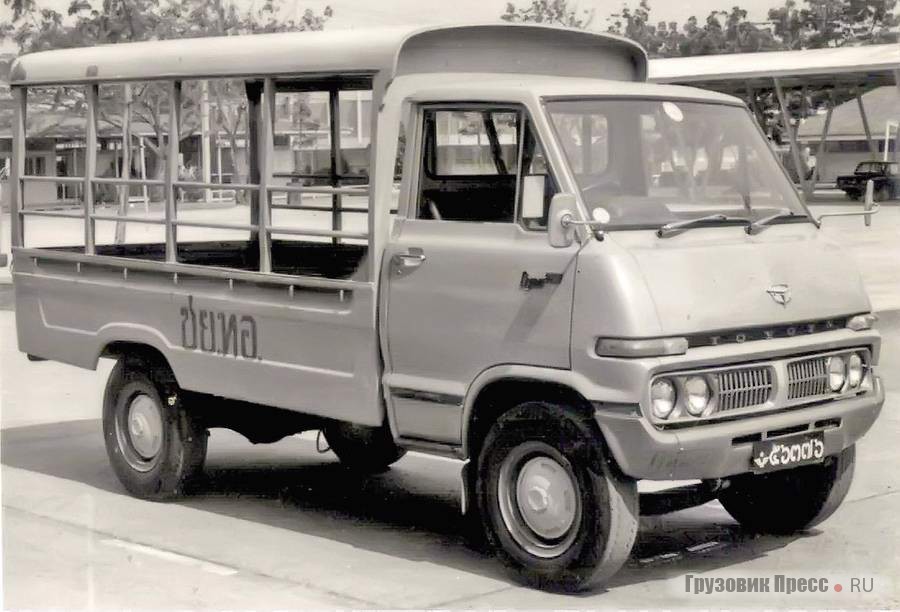 Toyota Dyna RU10, выпускаемая в 1971–1977 гг., благодаря невысокой цене определила на долгие годы успех моделям Dyna и Daihatsu Delta II