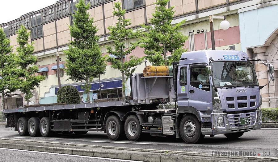 Тяжёлый тягач Isuzu Giga Tractor 6x4 мощностью 420 л.с.