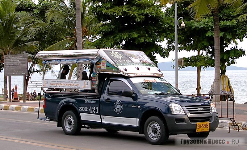 Самый распространённый вид общественного транспорта в Таиланде – джипси. В курортной Паттайе они осуществляют 95% всех городских перевозок и, как правило, изготовлены из Isuzu D-Max, выпускаемых местным филиалом GM