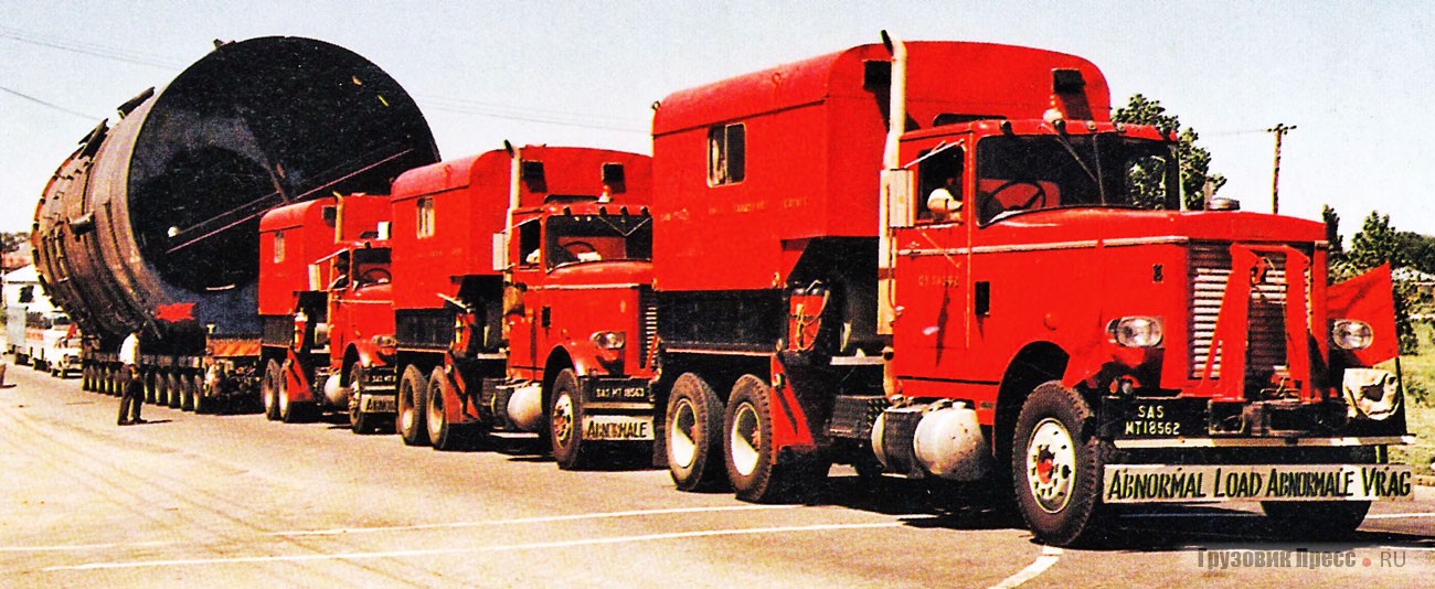 Три машины Ralph G8 A3, построенные в 1969 г. для South African Railways, Abnormal Loads Division (Henk Veldkamp)