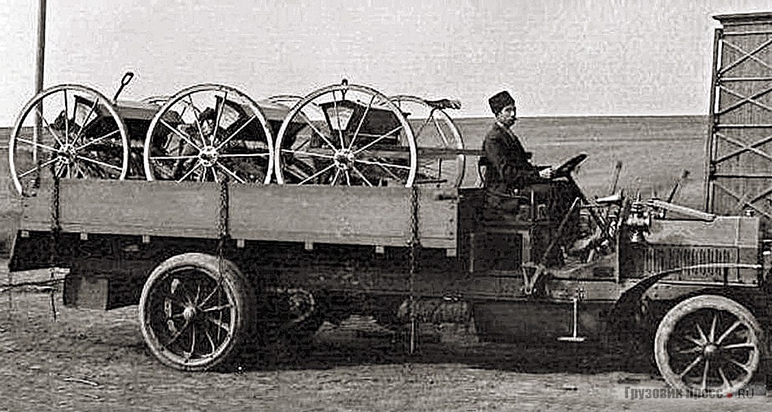 3-тонный грузовик Stoewer L4 II 18/32 PS. Екатеринослав, 1909 г.