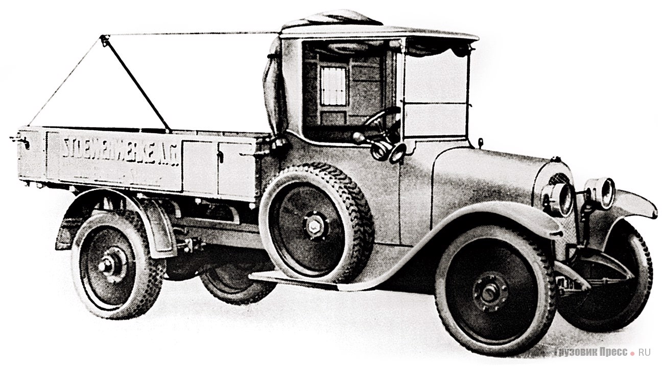 1,5-тонный грузовик Stoewer 1T 1 10/28 PS. 1924 г.