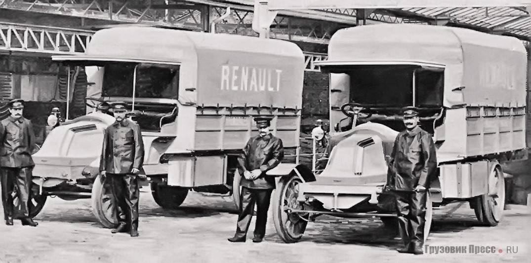С участия в пробеге 1912 г. автомобилей Renault моделей CA и CF началась история грузовиков этой фирмы в России