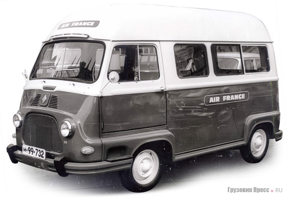 Renault Alouette Estafette 800 модели R2136A, 11-местный микроавтобус образца 1968–1972 гг. После года работы в советском агентстве обслуживания клиентов Air France в 1970-м лишился заднего ряда сидений и уже в 8-местном варианте работал в «Метрополе». Июнь 1969 г.