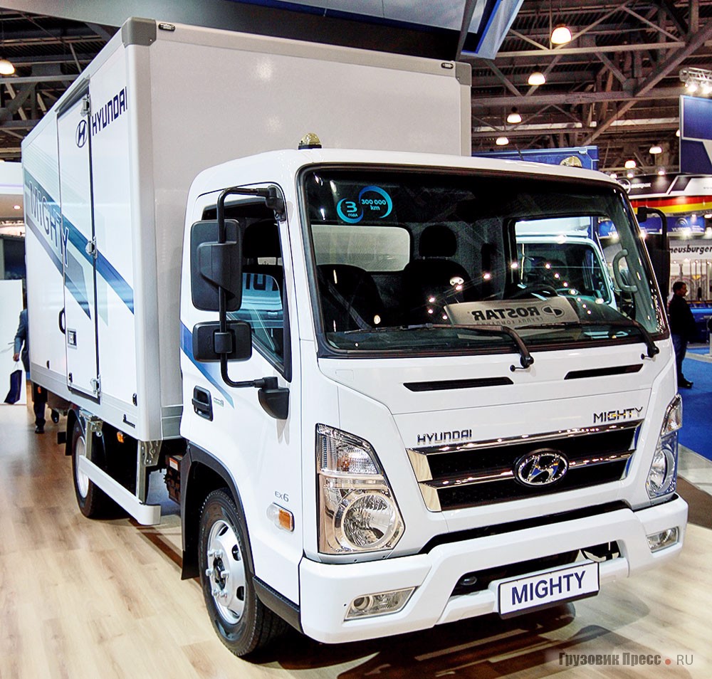 Изотермический фургон АМЗ на шасси Hyundai Mighty EX6