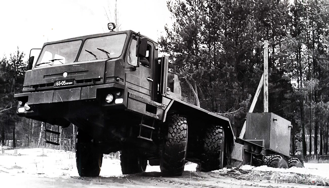 Первенец семейства «Вощина-1» – опытный образец СКШ БАЗ-69091. Первый выезд, 25 февраля 1995 г.