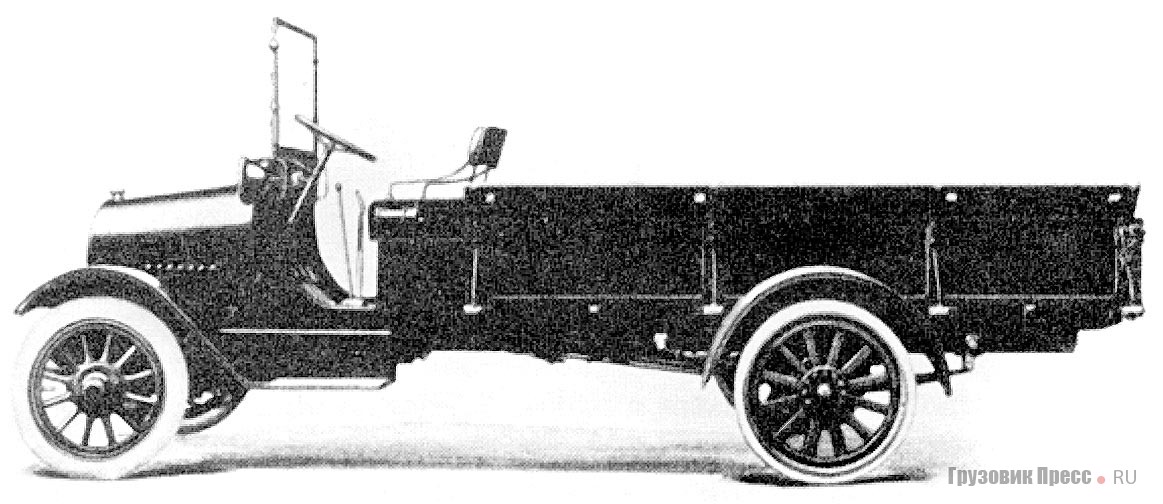 1-тонный Chevrolet модели T – первый грузовик этой марки, 1918 г.