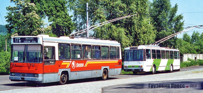 Škoda 17Тr работали только в чешском городе Острава