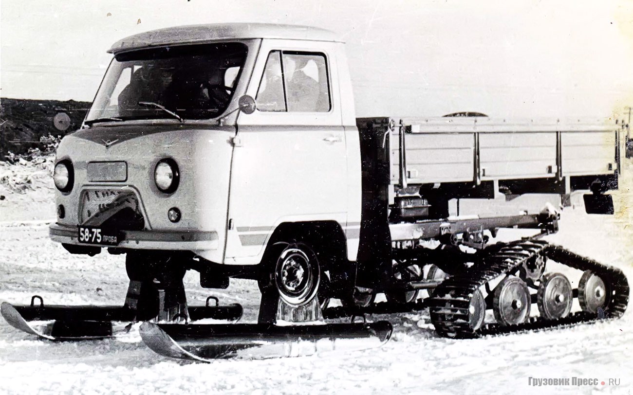 Автомобиль УАЗ-451С, подготовленный для эксплуатационных и ресурсных испытаний 1968 г.
