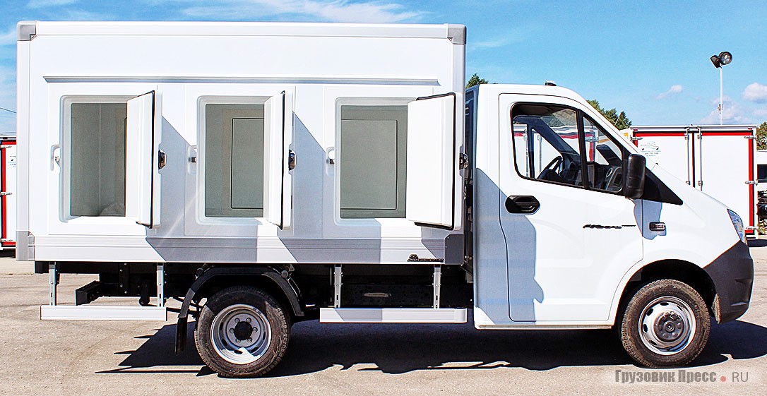 Автомобиль для перевозки мороженого АМЗ-27193А на популярном шасси «ГАЗель NEXT»