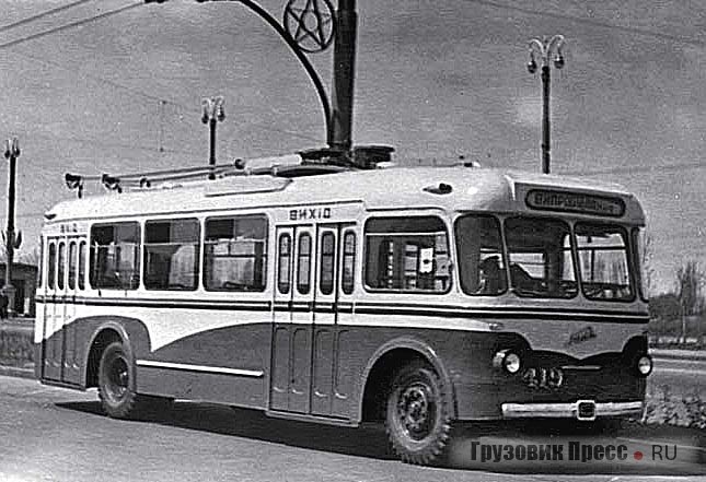 Киевский троллейбус КЗЭТ-2Ту 1959–1960 гг. с укороченным кузовом