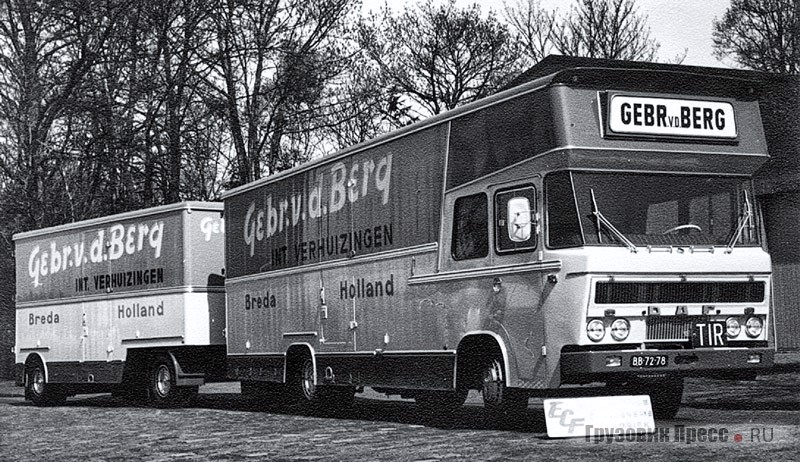 Фургон на шасси DAF BB1600, построенный фирмой ECF (Eindhovense Carrosseriefrabriek). Эйндховен, 1965 г.