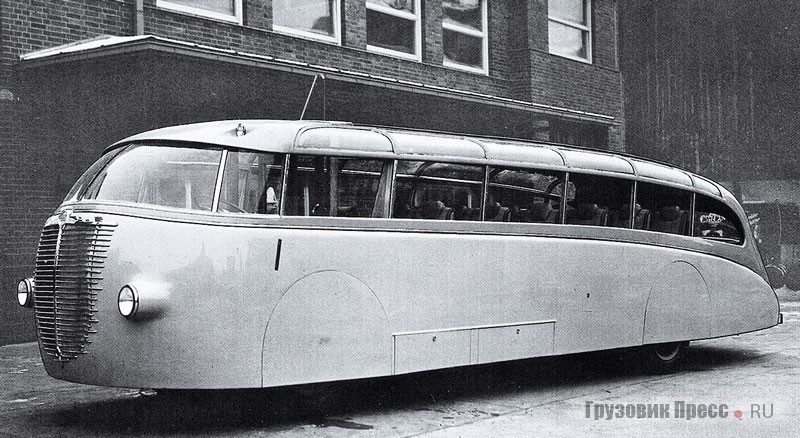 Изготовленный в 1935 г. берлинским ателье Gaubschat автобус на шасси Büssing-NAG Typ 375T радовал глаз своей футуристической формой и отличался замечательной аэродинамикой