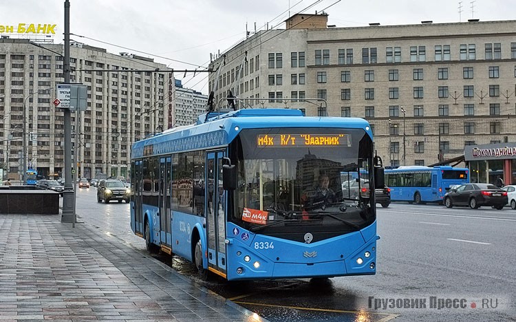Троллейбус минского производства завода «Белкоммунмаш», модели 321 были последними новыми машинами, которые поступили в Москву в 2017 г.
