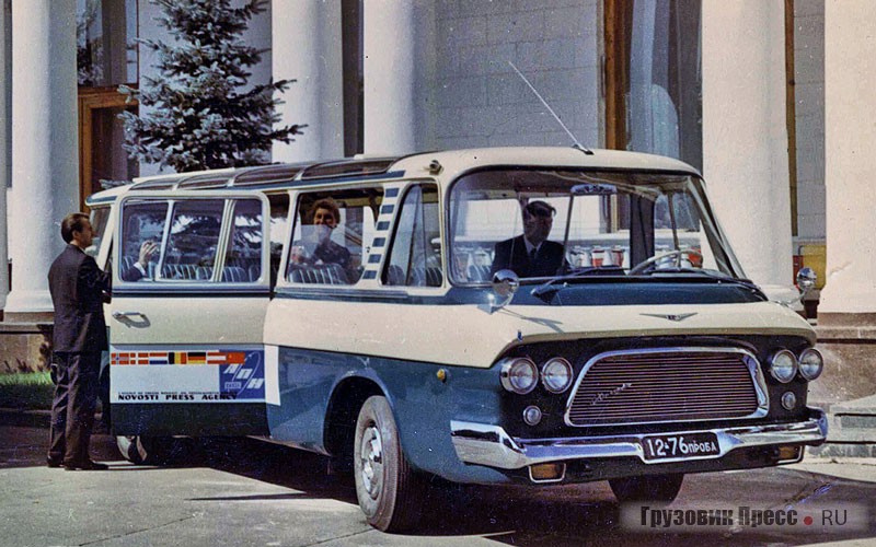 Несравненный новаторский автобус ЗИЛ-118 «Юность» на агрегатах ЗИЛ-111 изготовили в конце 1962 г.