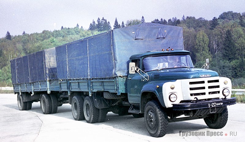 Бортовой грузовик ЗИЛ-133ГЯ с дизелем КамАЗ-740, 1979 г.