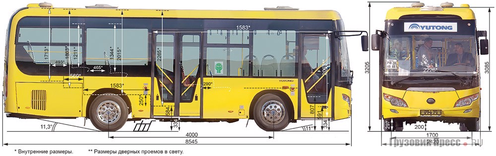 Автобус малого класса Yutong 6852HG