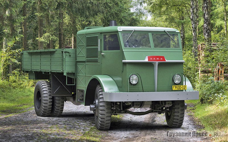 Паровой грузовик НАМИ-012 (конец 1940-х)
