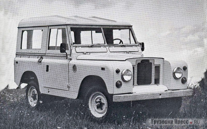 «Пучеглазый» Land-Rover 88 Series IIA появился в ответ на американские требования по размещению светотехники. Выпускался год, большая редкость