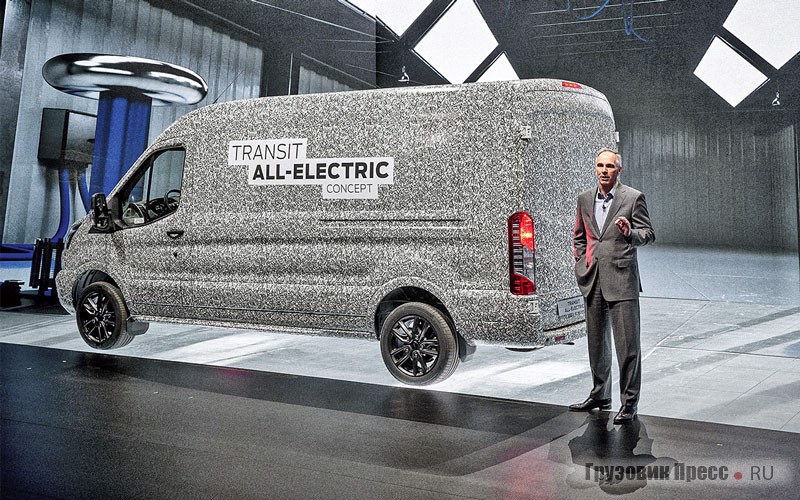 Первый показ нового полностью электрического микроавтобуса Ford Transit Smart Energy состоялся в начале апреля 2019 г. в Амстердаме на мероприятии под названием #Go Further #Go Electric