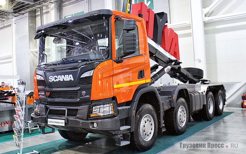 Мультилифт Hyva на шасси нового поколения Scania P440BB8x4HZ