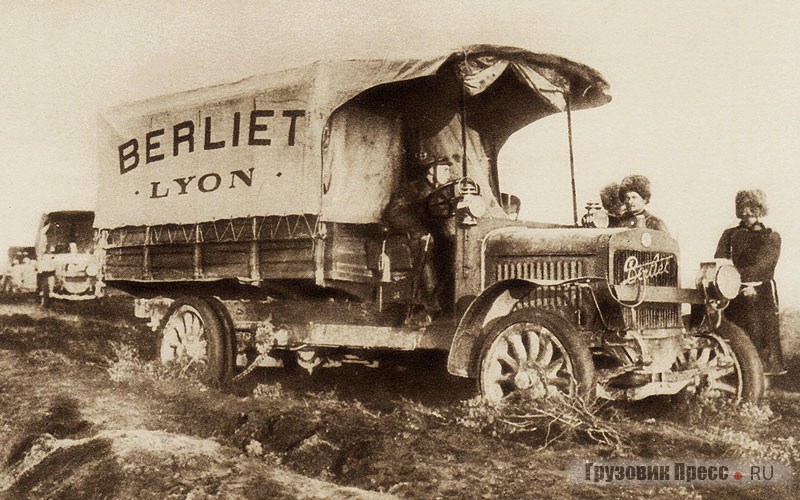 Легендарный грузовик Berliet CBA на службе Русской армии во время Первой мировой войны