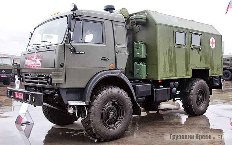 Автомобиль санитарный АС4350 (шасси КАМАЗ-43501, кузов-фургон модели К4350-11К)