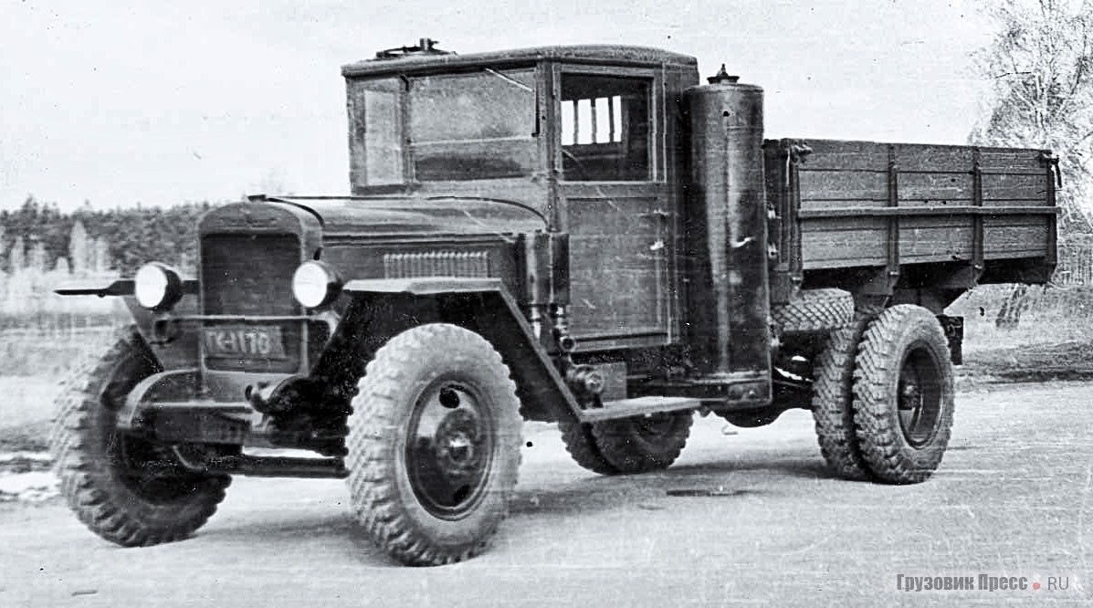 Газогенераторный автомобиль УралЗИС-352 (1952–1956 гг.)