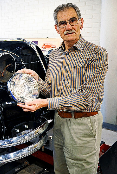 Гунарс Дортанс – главный реставратор Рижского моторного музея