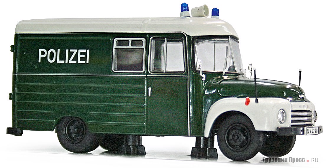 Фургон [b]]Opel Blitz 1,75 t Polizei[/b] в масштабе 1:43 выпущен фирмой Premium ClassiXXs тиражом 500 экз.