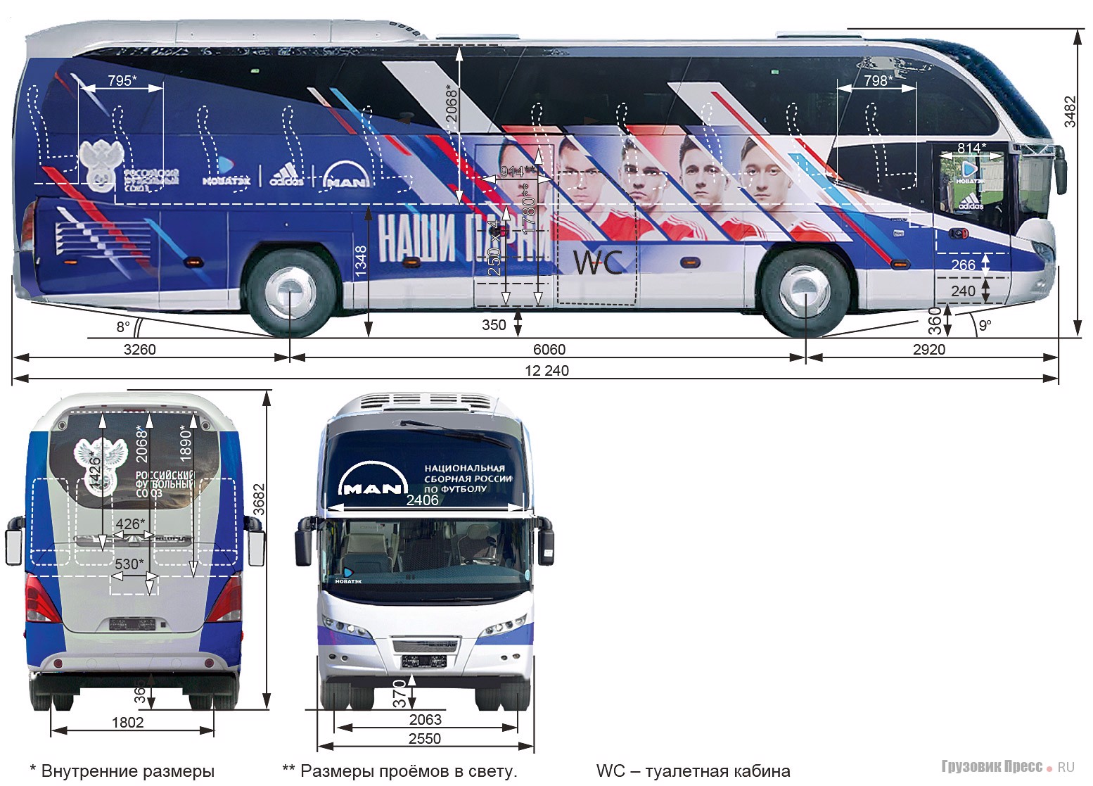 Автобус длиной 15 метров. Автобус Неоплан габариты. Автобус Неоплан n216h. Габариты Неоплан 116. Автобус Неоплан 1216.