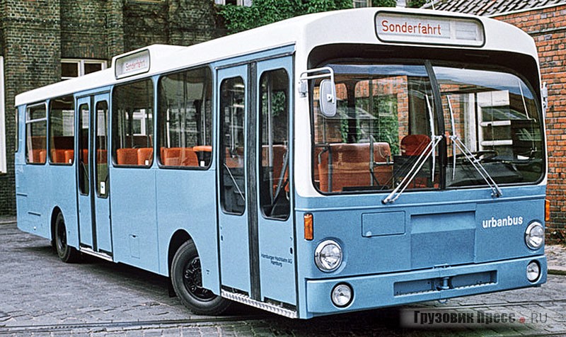 Prototyp Urbanbus (MAN 750 HO-SL) длиной 10,5 м с колёсами малой размерности