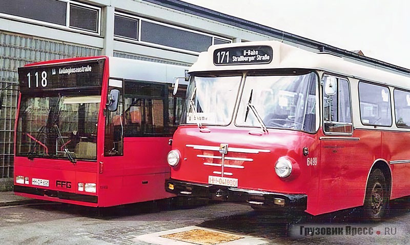 Typ FFG Prototyp VÖV-Bus II отличался доработанной ходовой частью и увеличенной секцией окна водителя для улучшения обзора