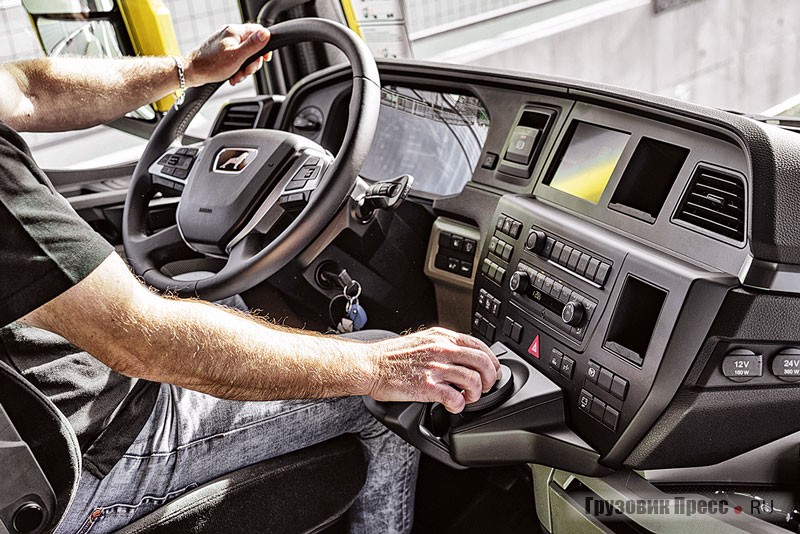 MAN SmartSelect – самая инновационная технология в кабине нового грузовика